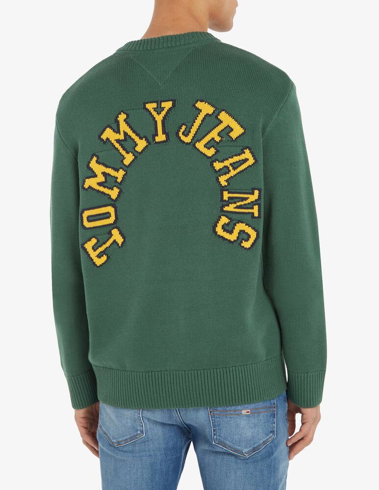 rinascente Tommy Jeans Relaxed arched logo crewneck jumper