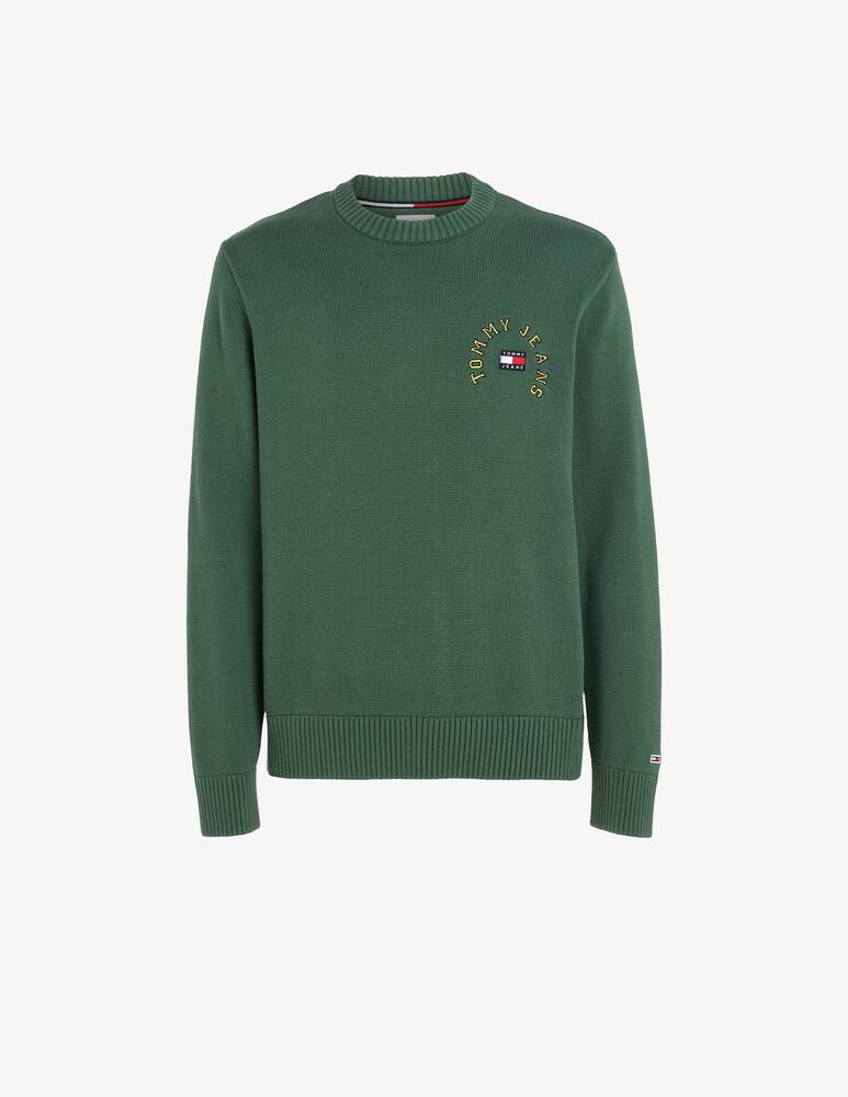 rinascente Tommy Jeans Relaxed arched logo crewneck jumper