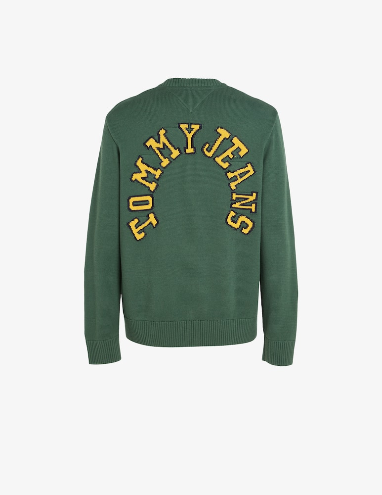 rinascente Tommy Jeans Relaxed arched logo crewneck jumper