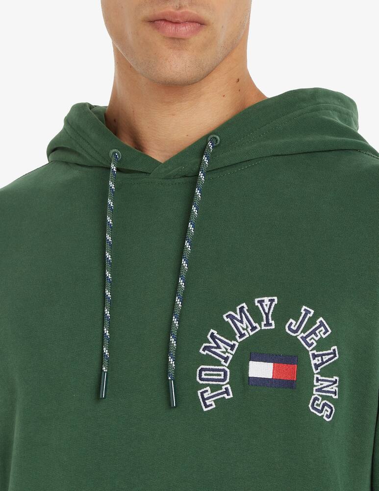 rinascente Tommy Jeans Regular fit arched logo hoodie