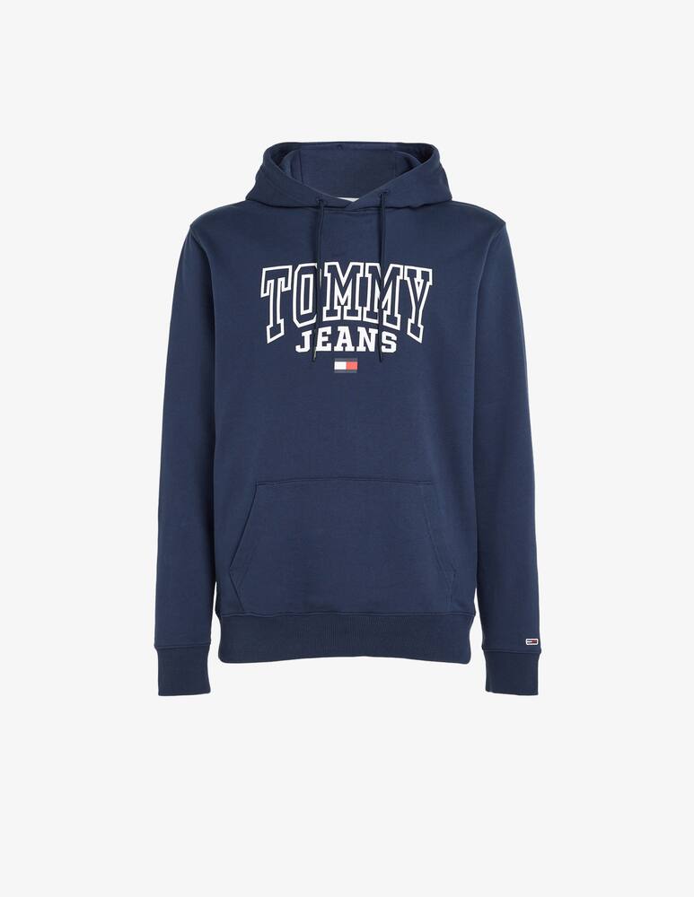 rinascente Tommy Jeans Felpa con cappuccio regular fit entry logo