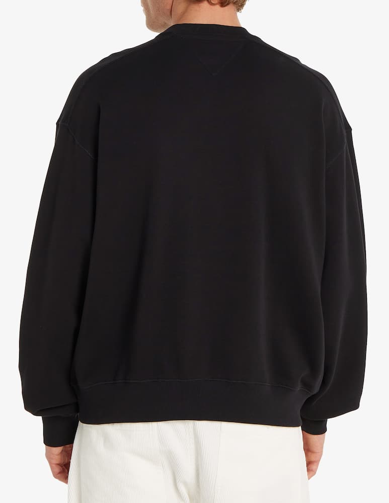 rinascente Tommy Jeans Felpa girocollo boxy college logo