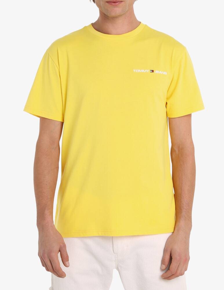 Tommy Jeans Maglietta linear chest logo scritta - immagine 1 Tommy Jeans Maglietta linear chest logo scritta - immagine 1