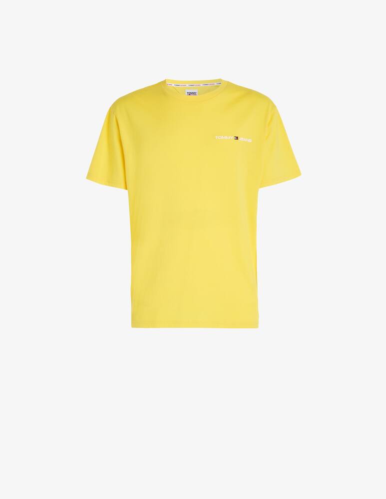 rinascente Tommy Jeans Maglietta linear chest logo scritta