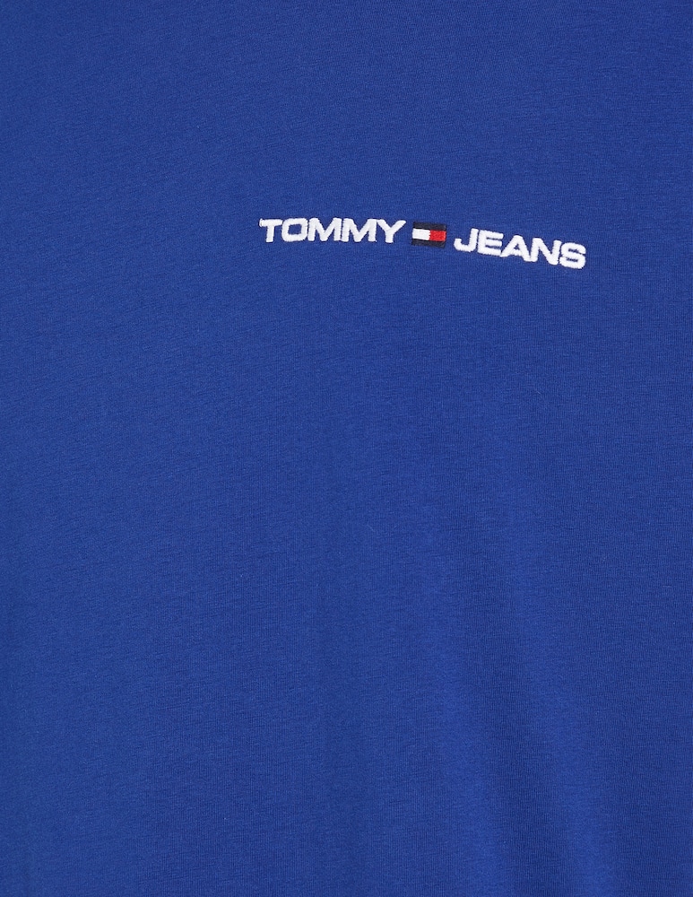 rinascente Tommy Jeans Maglietta linear chest logo scritta