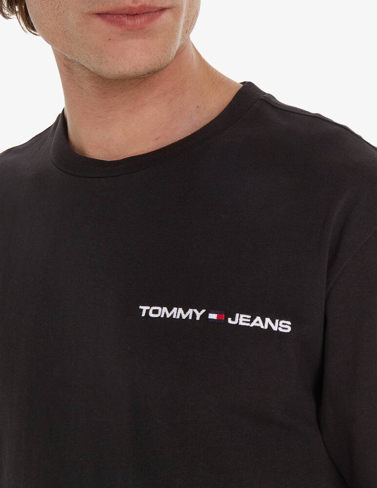 Tommy Jeans Maglietta linear chest logo scritta - immagine 3 Tommy Jeans Maglietta linear chest logo scritta - immagine 3