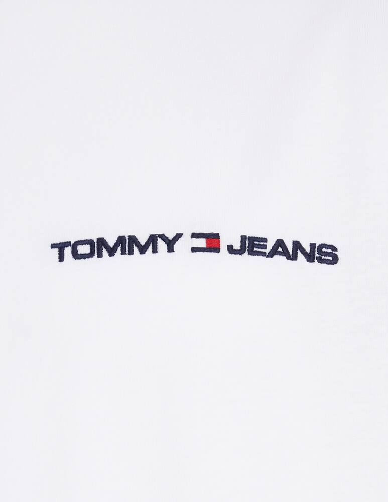 Tommy Jeans Maglietta linear chest logo scritta - immagine 4