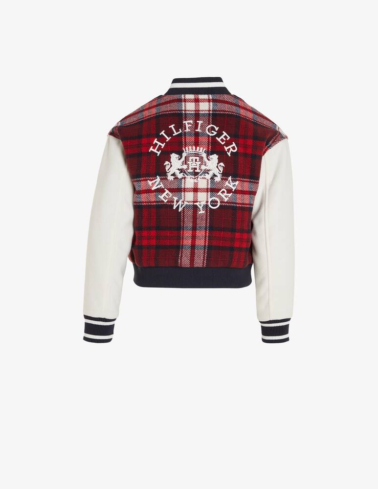 rinascente Tommy Hilfiger Giacca stampa tartan varsity