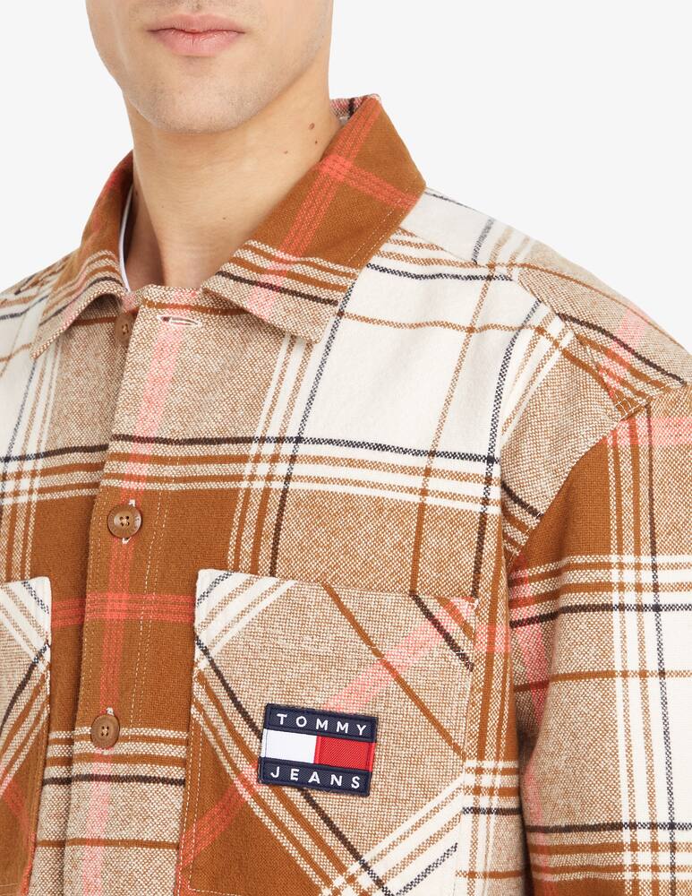 rinascente Tommy Jeans  sovracamicia a quadri flanella