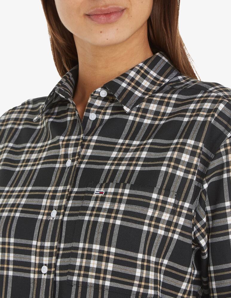 rinascente Tommy Jeans Check printed overshirt