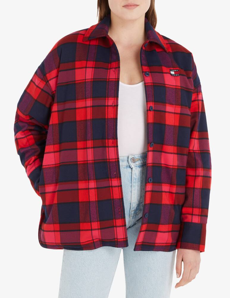 rinascente Tommy Jeans Camicia over stampa check