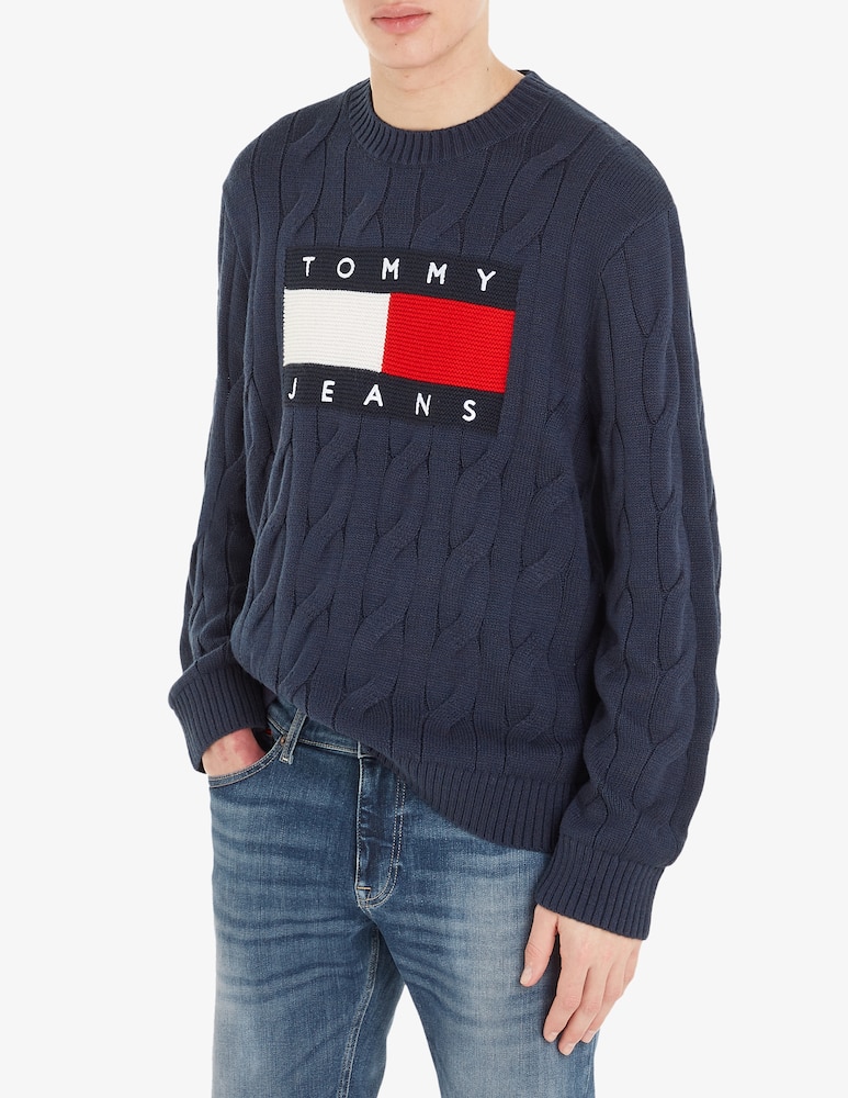 rinascente Tommy Jeans Maglia girocollo big flag