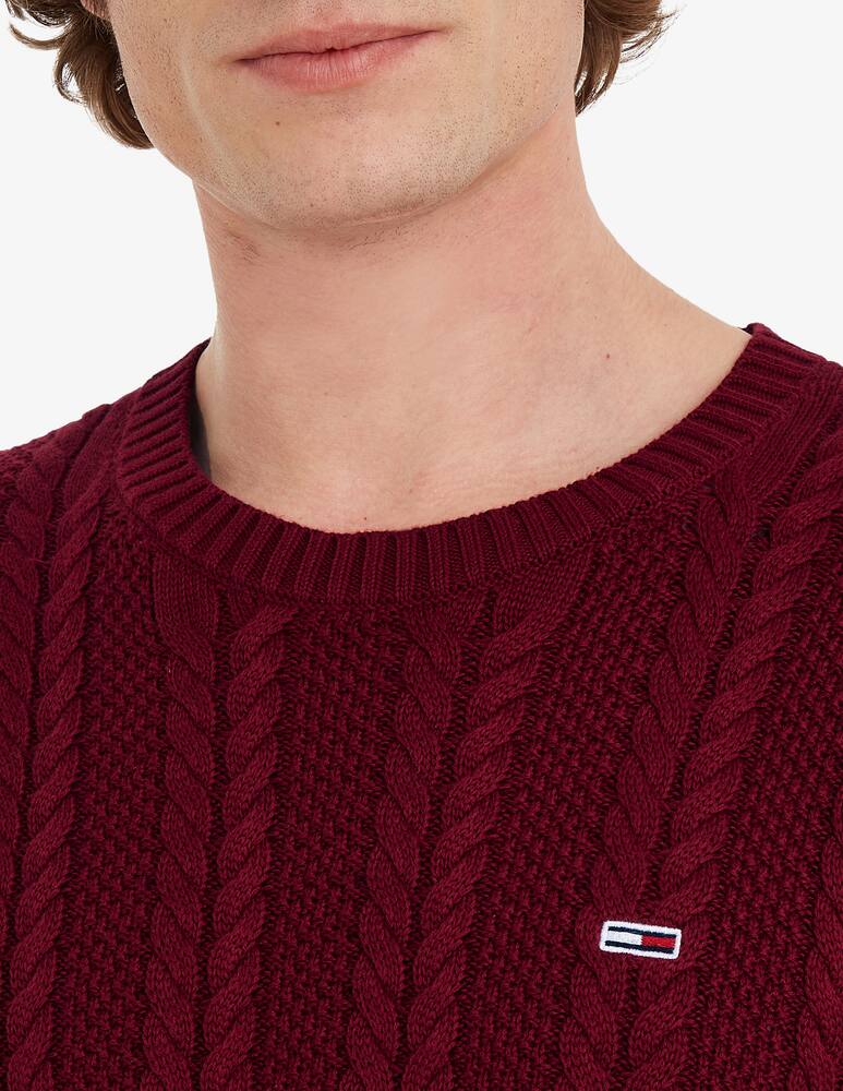 rinascente Tommy Jeans Maglia girocollo cable