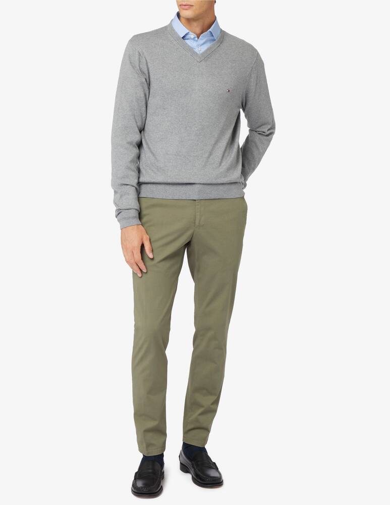 rinascente Tommy Hilfiger Maglia scollo a v cotone e cashmere