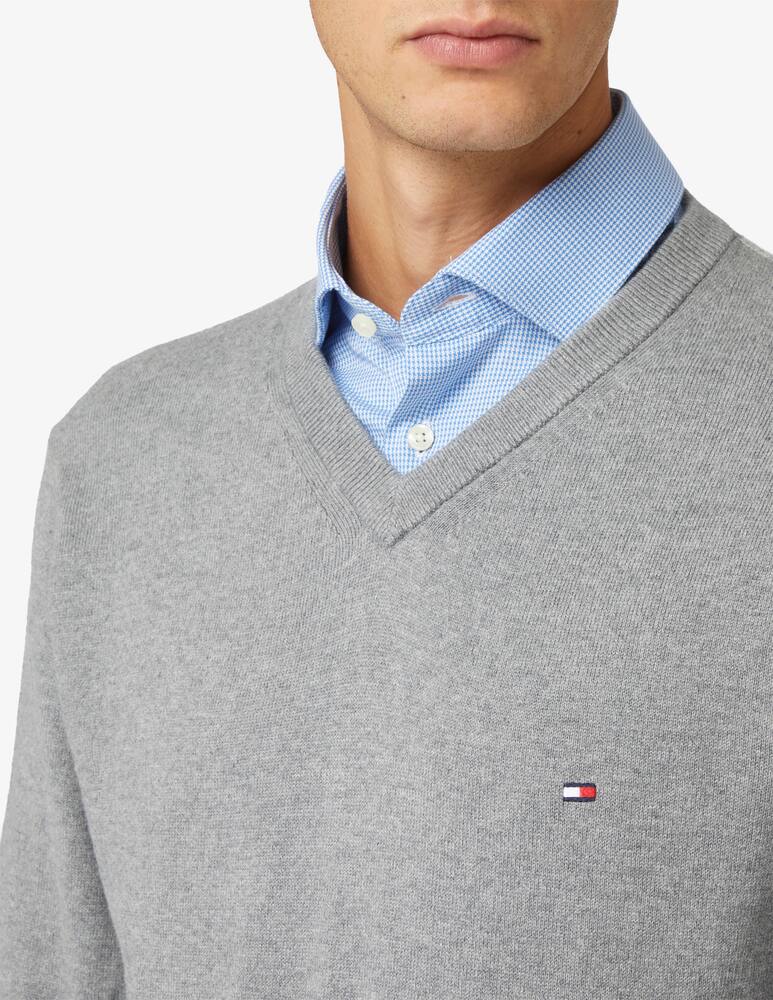 rinascente Tommy Hilfiger Maglia scollo a v cotone e cashmere