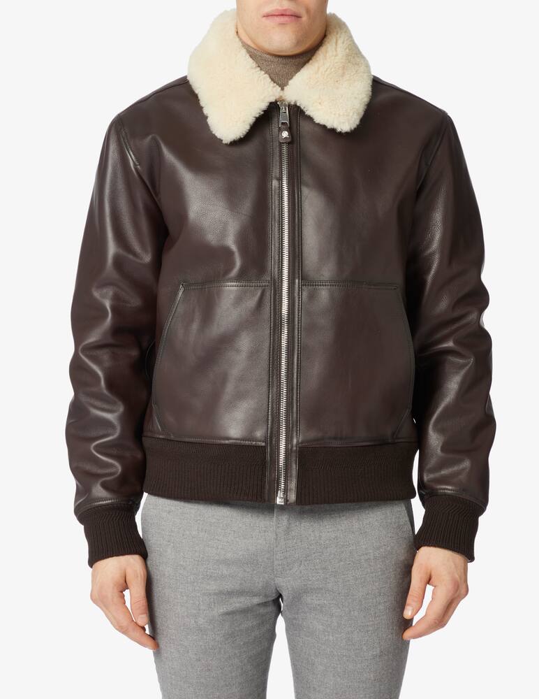 Tommy Hilfiger Giacca bomber in pelle - immagine 1 Tommy Hilfiger Giacca bomber in pelle - immagine 1