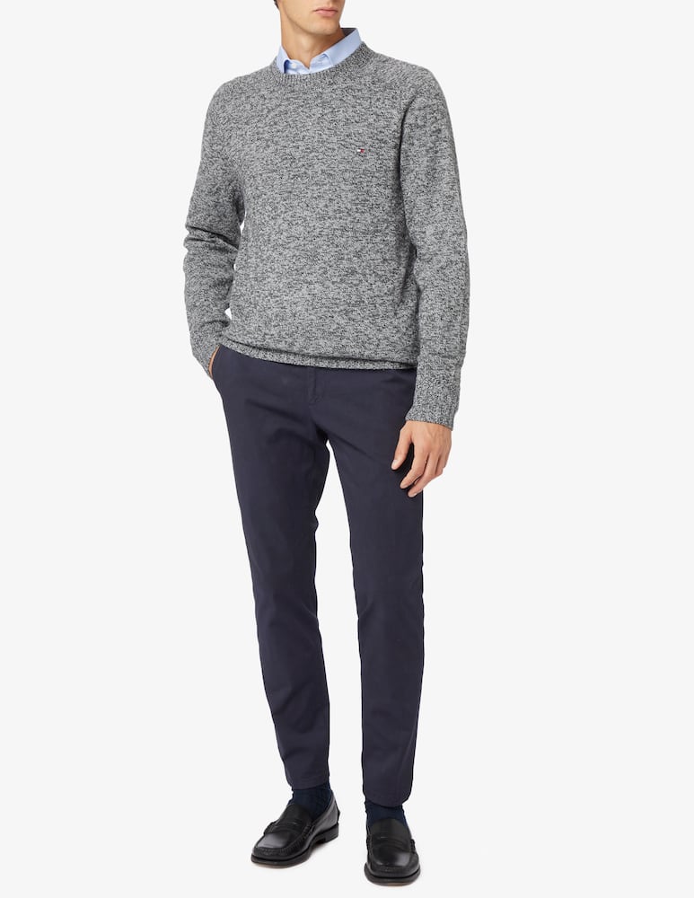 rinascente Tommy Hilfiger Melange merino wool crewneck jumper