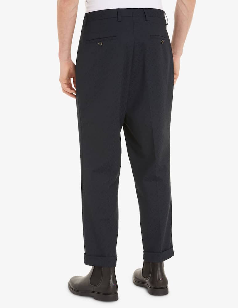 rinascente Tommy Hilfiger Monogram jacquard trousers