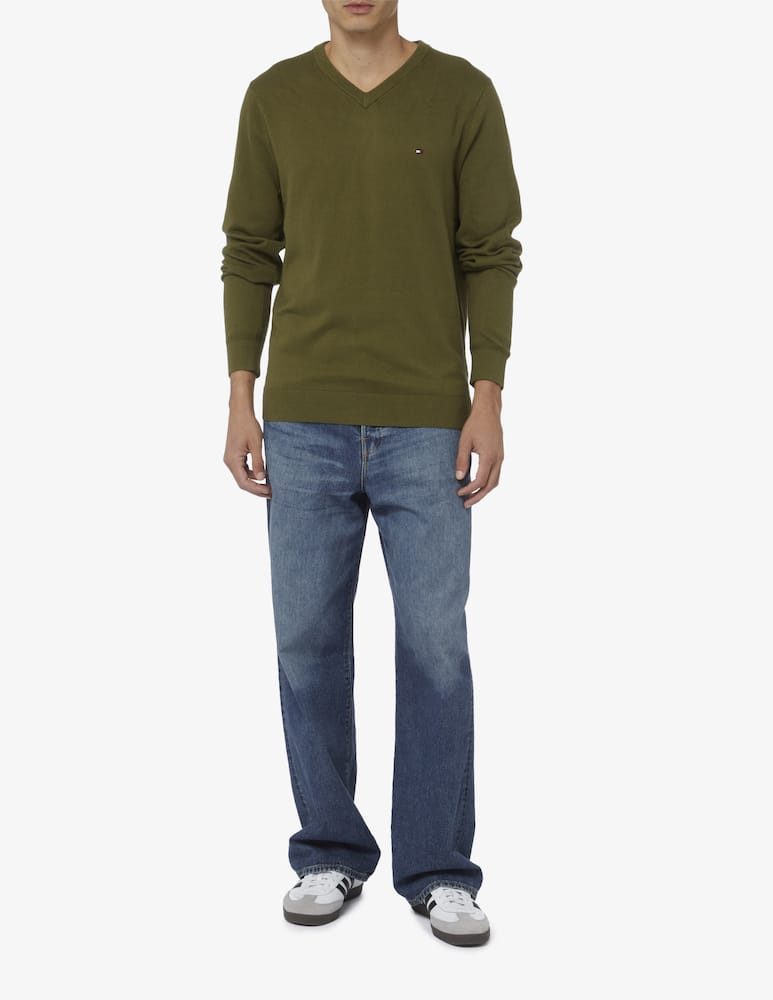 rinascente Tommy Hilfiger Maglia scollo a v cotone e cashmere