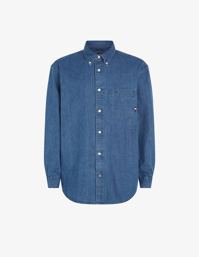 rinascente Tommy Hilfiger Camicia manica lunga denim chiaro