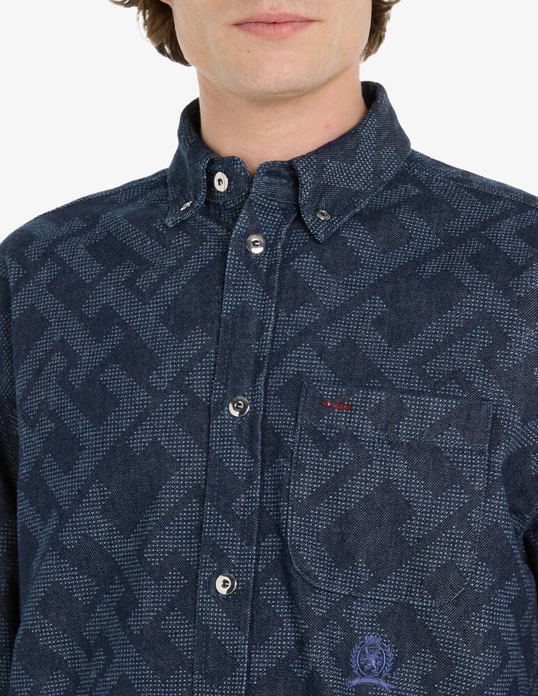 rinascente Tommy Hilfiger Long sleeve monogram shirt