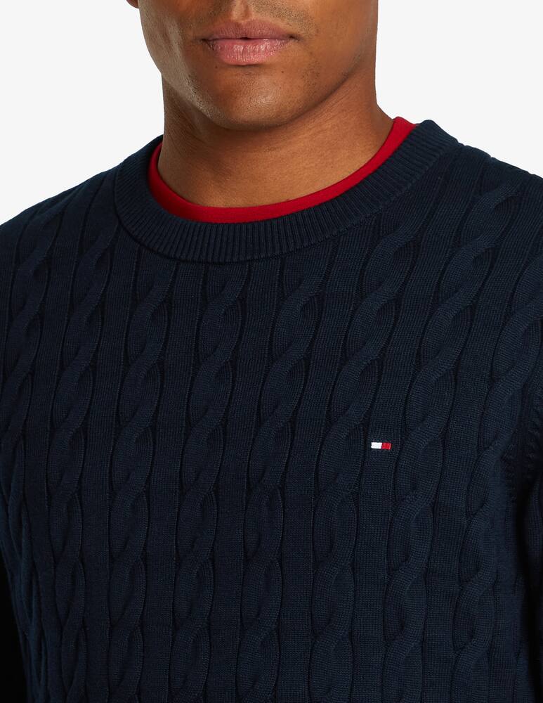 rinascente Tommy Hilfiger Maglione a trecce in cotone