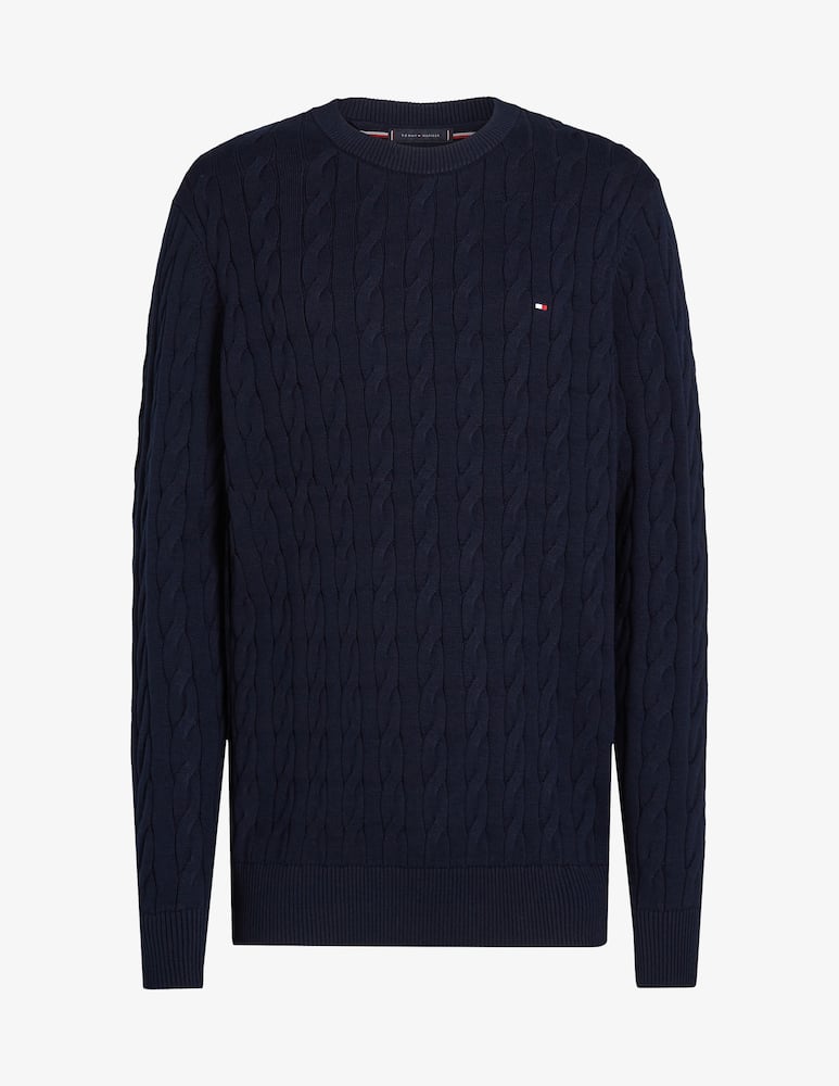 Tommy Hilfiger Maglia girocollo classic cable - immagine 1 Tommy Hilfiger Maglia girocollo classic cable - immagine 1