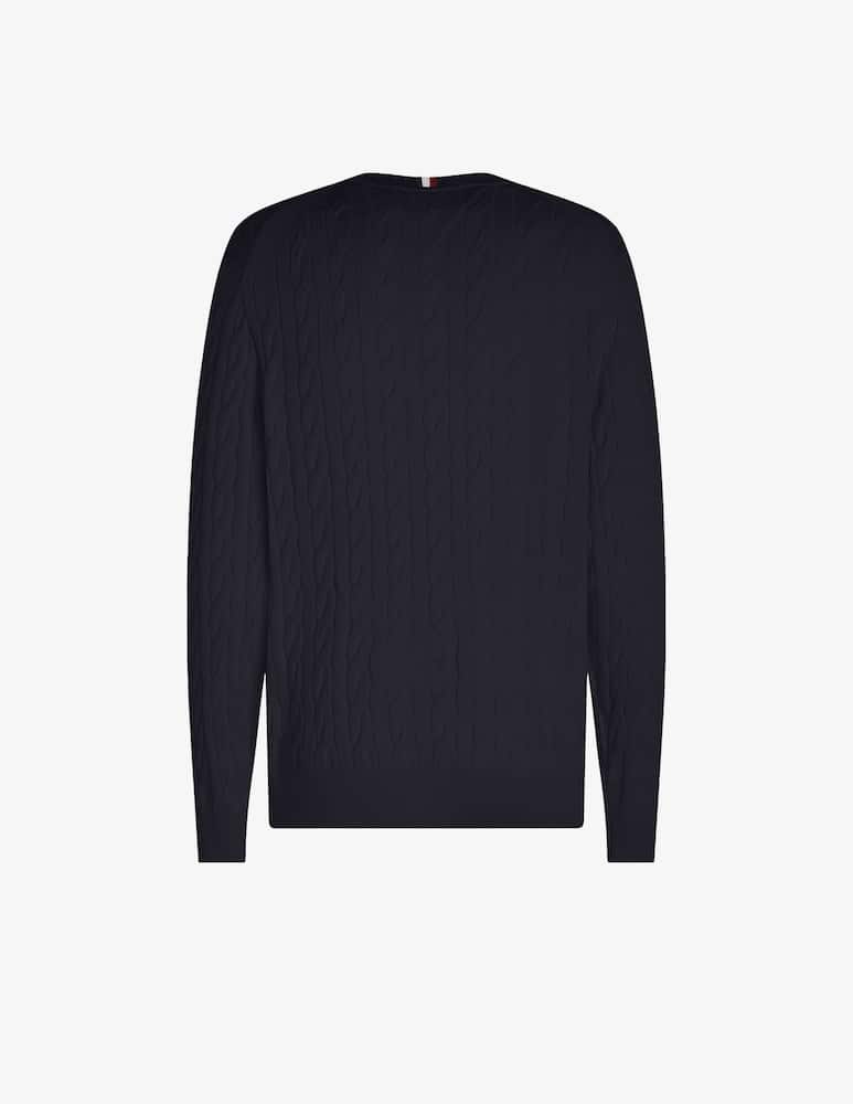 Tommy Hilfiger Maglia girocollo classic cable - immagine 2 Tommy Hilfiger Maglia girocollo classic cable - immagine 2