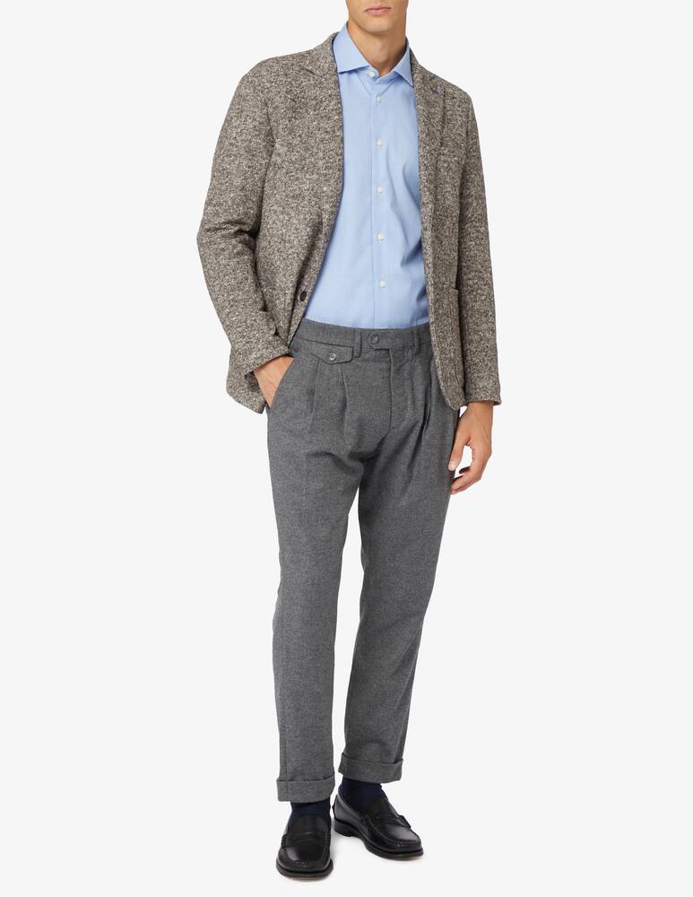 rinascente Tommy Hilfiger Flex collar houndstooth shirt