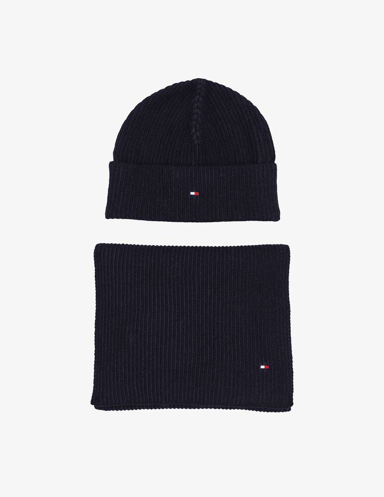 rinascente Tommy Hilfiger Gift box Cappello beanie e sciarpa flag