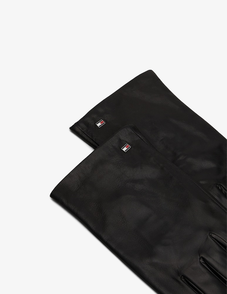 Tommy Hilfiger Guanti in pelle con logo - immagine 3 Tommy Hilfiger Guanti in pelle con logo - immagine 3