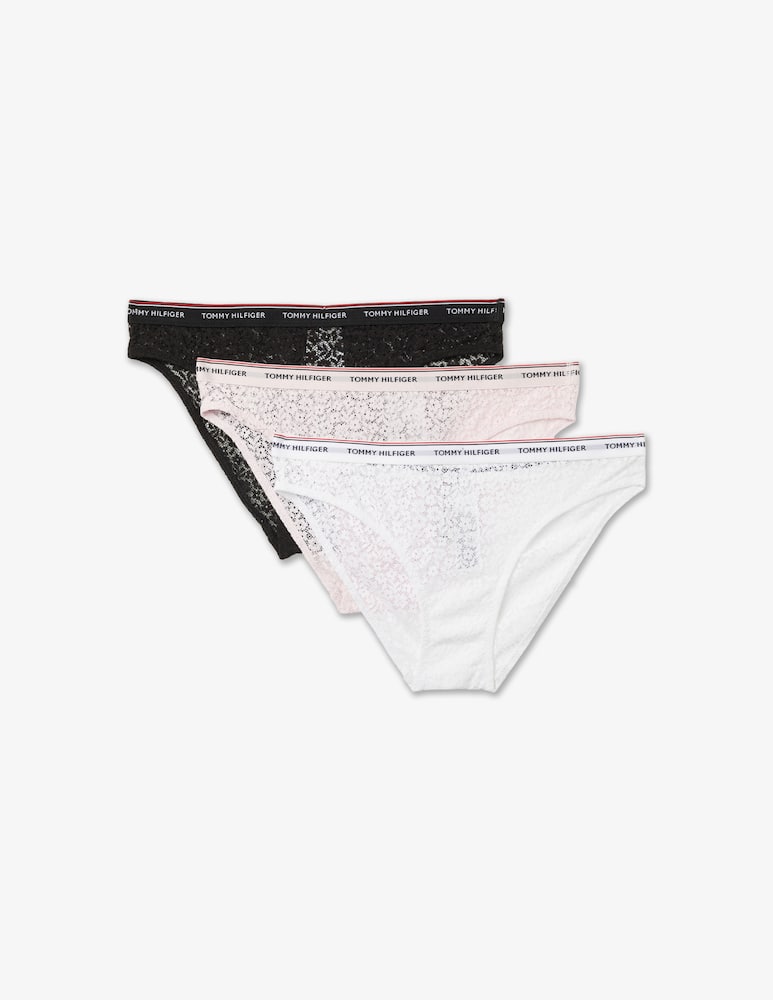 Tommy Hilfiger Slip bikini in pizzo 3 pezzi - immagine 1 Tommy Hilfiger Slip bikini in pizzo 3 pezzi - immagine 1