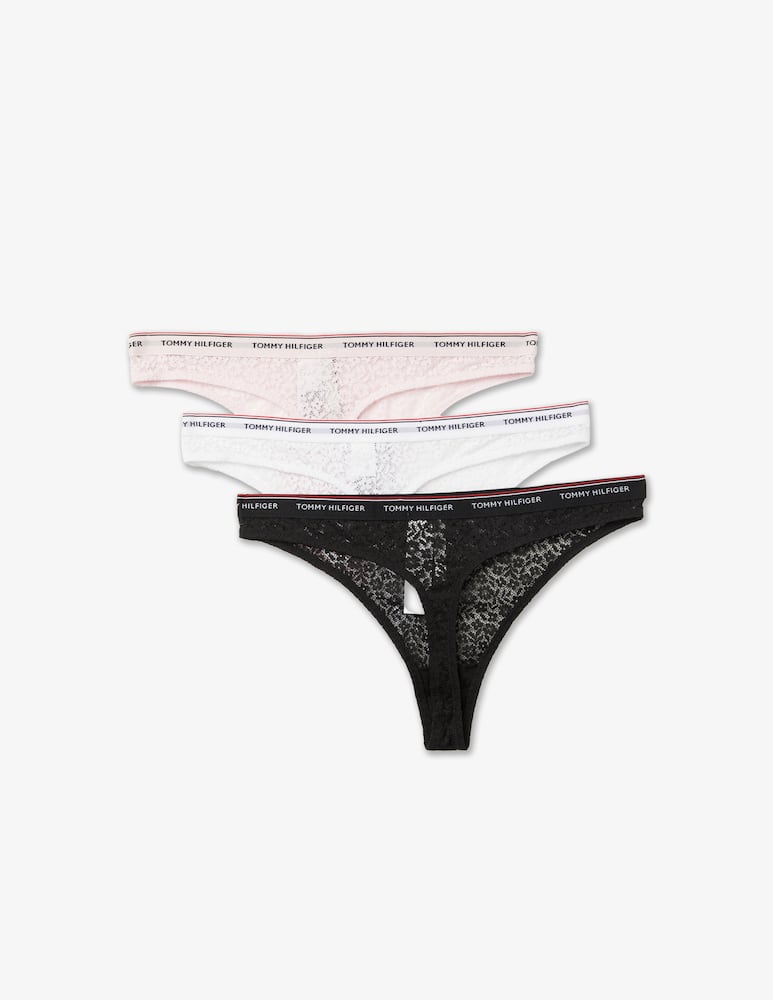 Tommy Hilfiger Perizoma in pizzo 3 pezzi - immagine 2 Tommy Hilfiger Perizoma in pizzo 3 pezzi - immagine 2