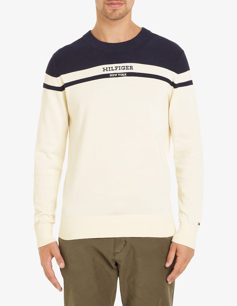 Tommy Hilfiger Maglia girocollo colorblock graphic - immagine 1 Tommy Hilfiger Maglia girocollo colorblock graphic - immagine 1