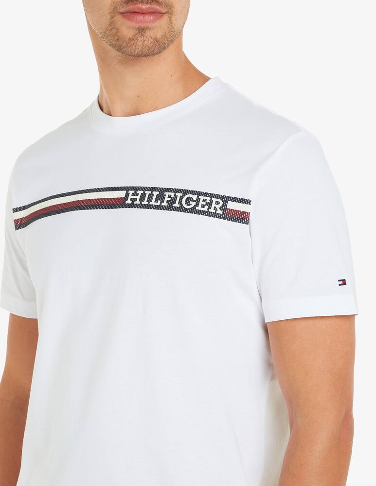 rinascente Tommy Hilfiger Tee monotype chest stripe