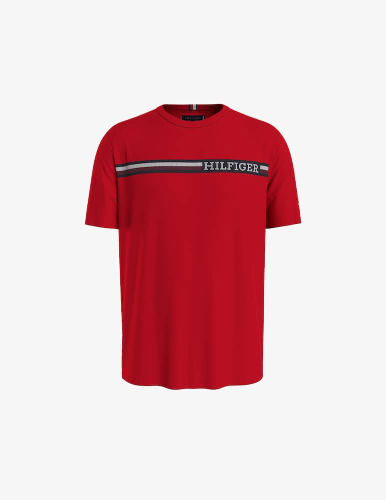 Tommy Hilfiger Maglietta monotype chest stripe - immagine 1 Tommy Hilfiger Maglietta monotype chest stripe - immagine 1