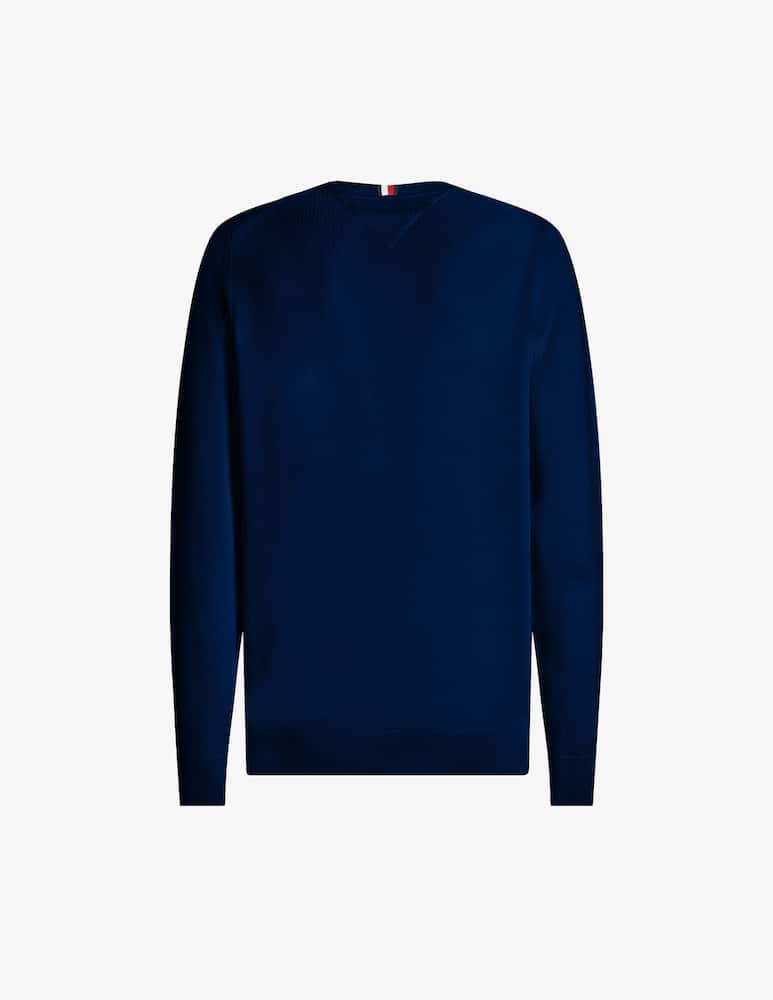 Tommy Hilfiger Maglia girocollo chain ridge structure - immagine 2 Tommy Hilfiger Maglia girocollo chain ridge structure - immagine 2
