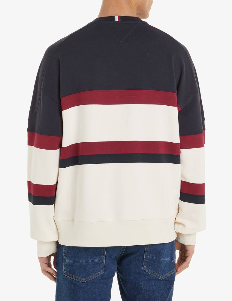 rinascente Tommy Hilfiger Felpa girocollo monotype color block