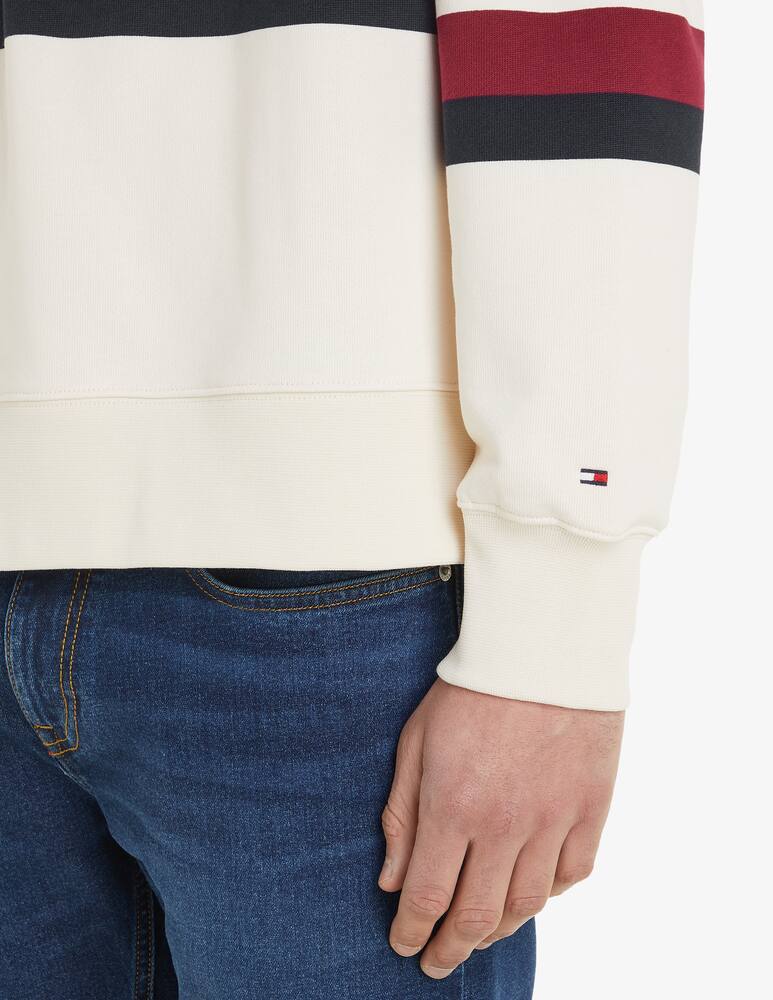 rinascente Tommy Hilfiger Felpa girocollo monotype color block
