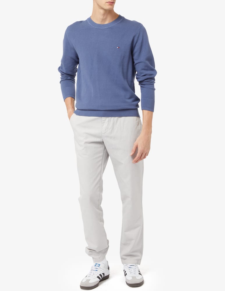 rinascente Tommy Hilfiger Maglia girocollo chain ridge structure