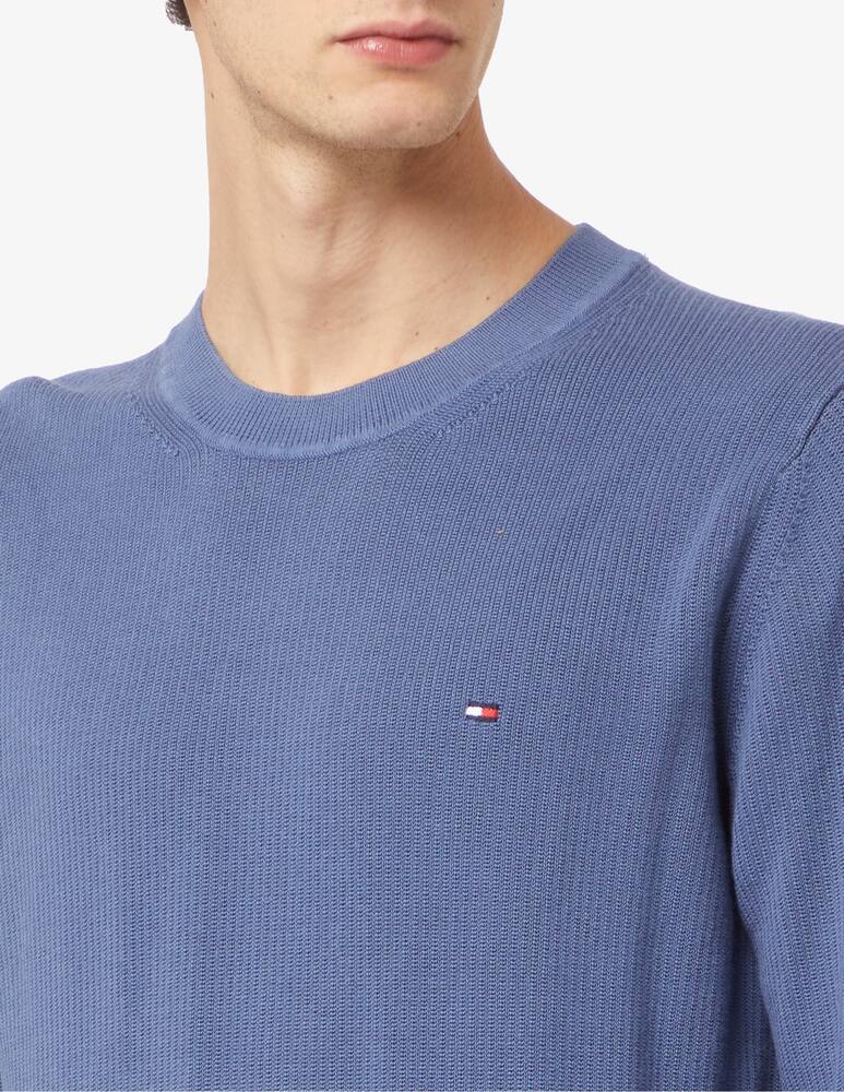 rinascente Tommy Hilfiger Maglia girocollo chain ridge structure