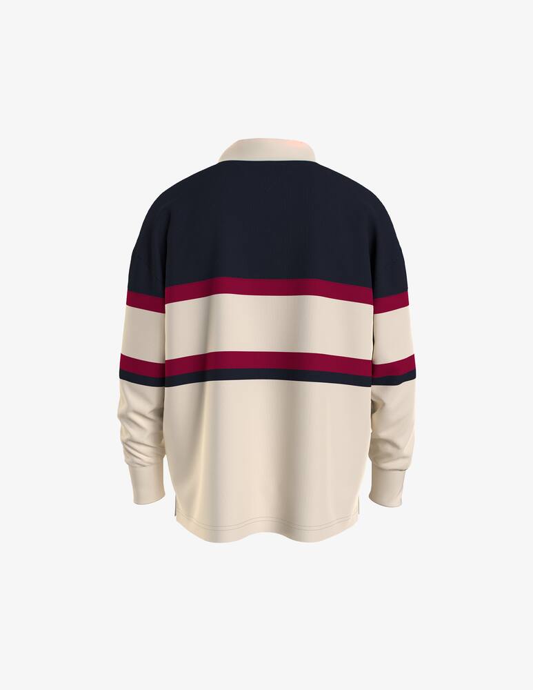 rinascente Tommy Hilfiger Polo manica lunga rugby monotype