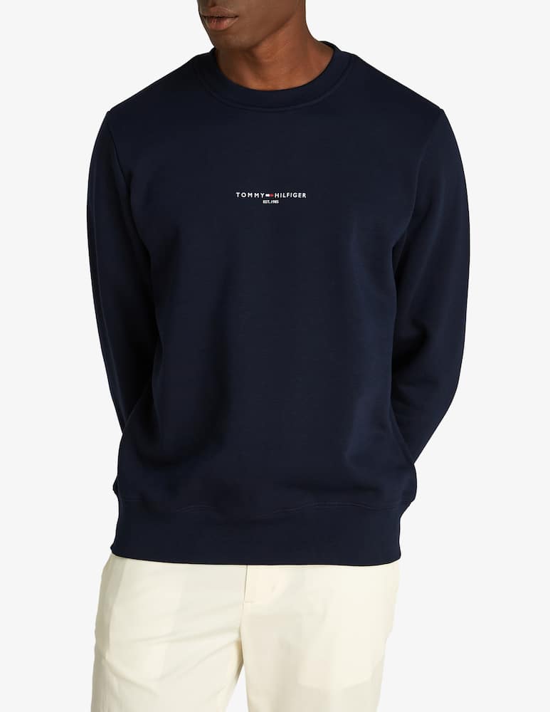 rinascente Tommy Hilfiger Felpa logo Tipped