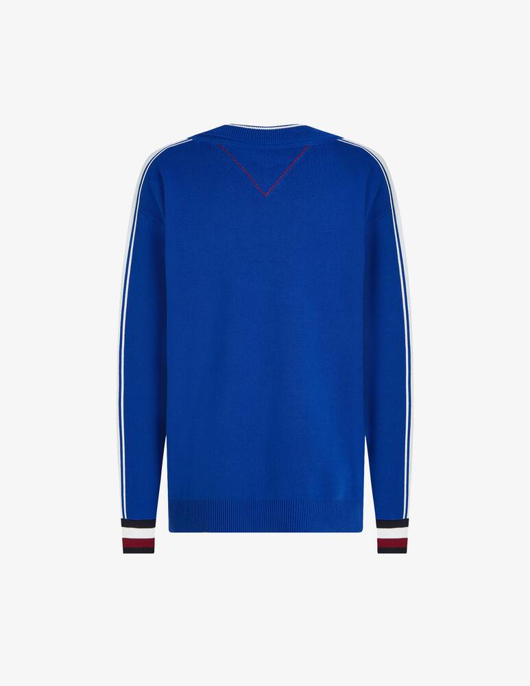rinascente Tommy Hilfiger V neck cricket jumper