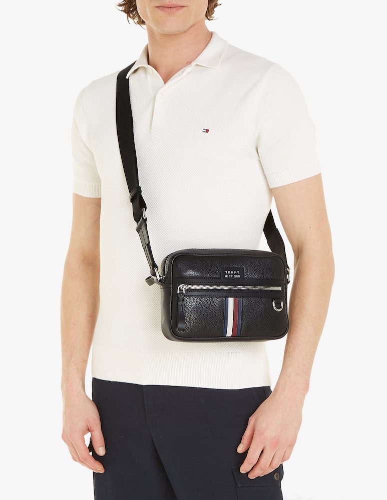 rinascente Tommy Hilfiger Premium leather camera bag