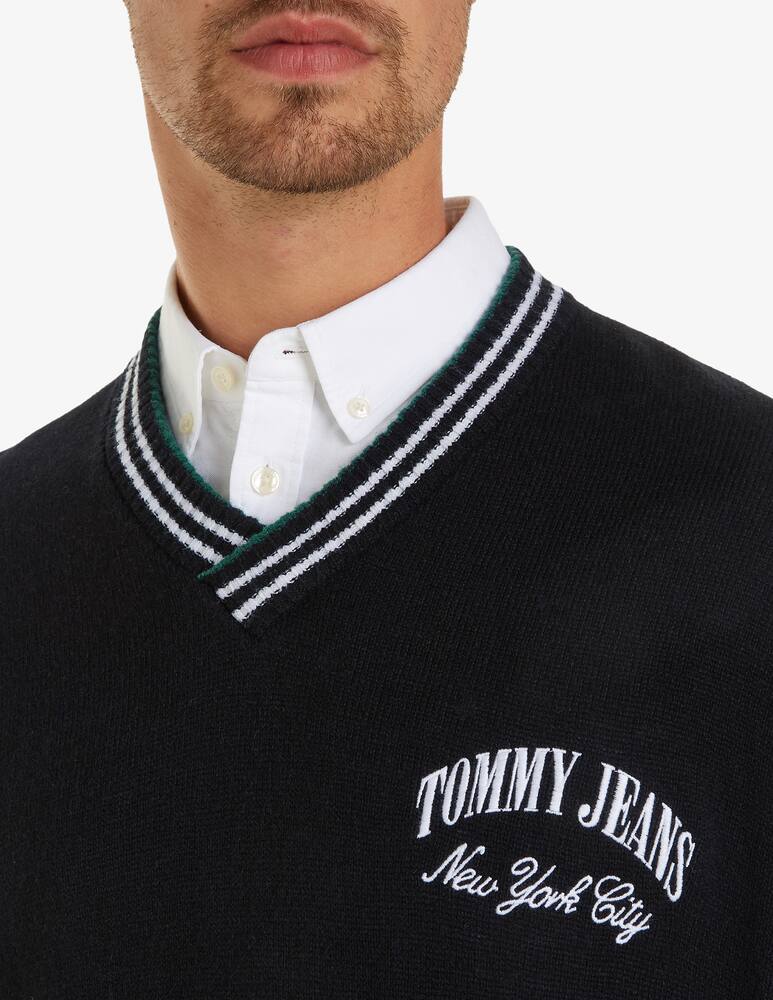 rinascente Tommy Jeans Gilet knitted varsity