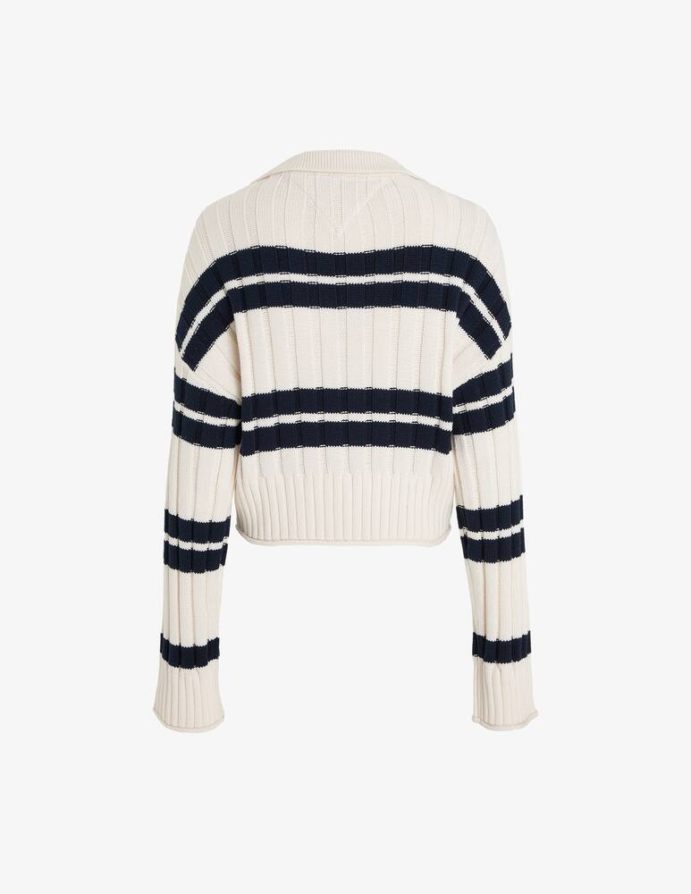 rinascente Tommy Jeans Pullover crop a righe
