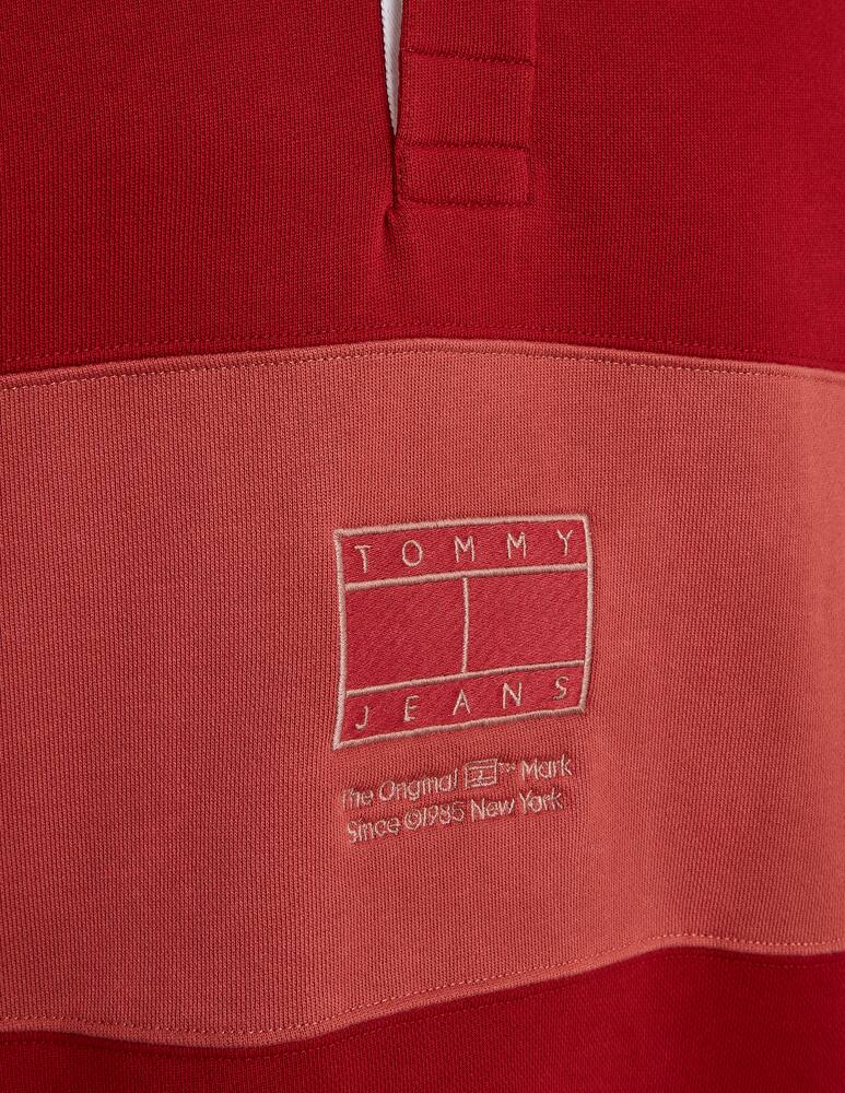 rinascente Tommy Jeans Polo manica lunga rugby tonal