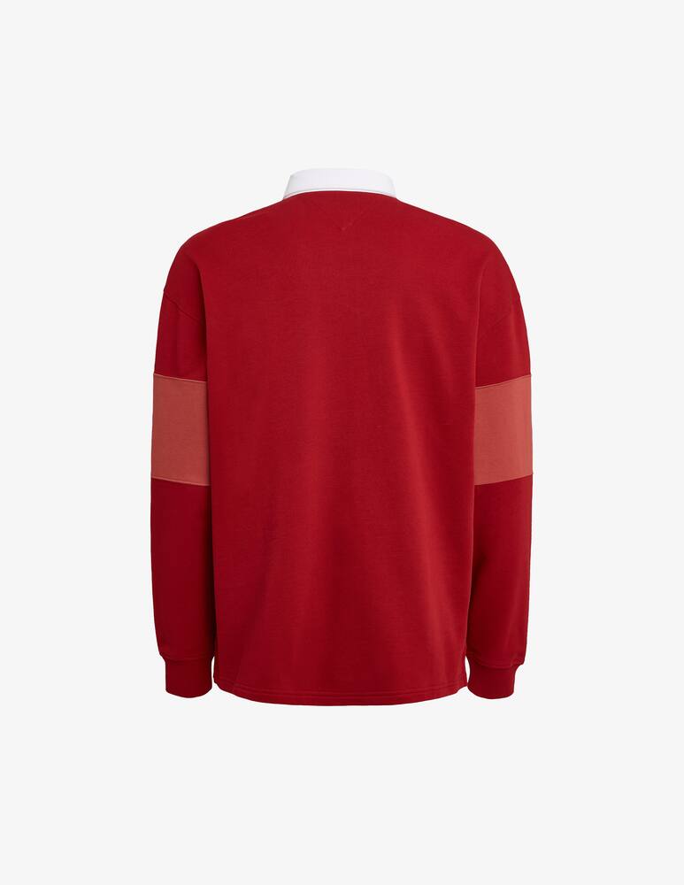 rinascente Tommy Jeans Polo manica lunga rugby tonal