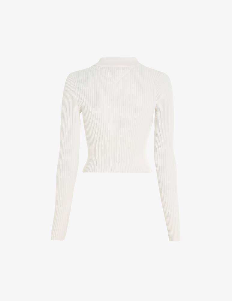 rinascente Tommy Jeans Maglia a coste con mezza zip